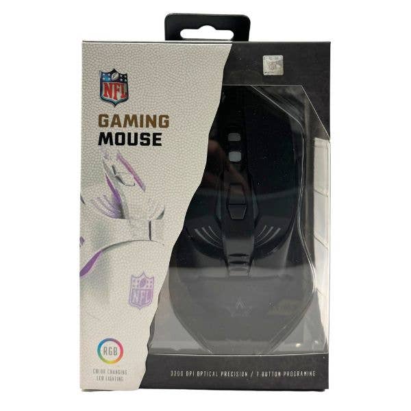 St. Louis Wholesale LLC - Wholesale Mousepad/Trackpad - Dallas Cowboys Gaming Mouse - 7Button Ergonomic Design - LED