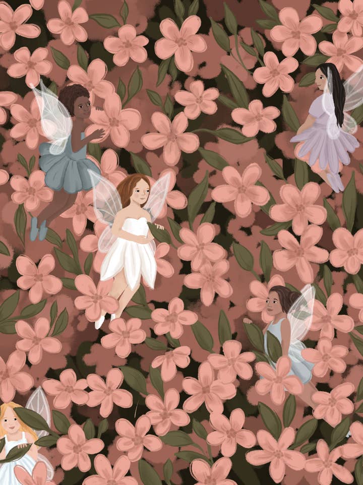 “Fairy Garden” Prints for wholesale by Megan Lindsey Illustration