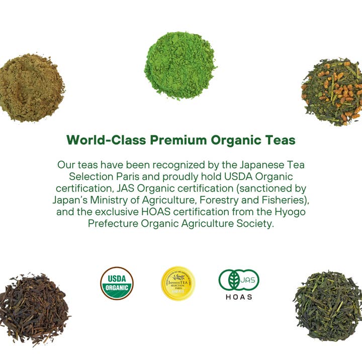 THE MOSS & GREEN TEA COMPANY - Wholesale Health/Detox Tea - Organic Premium Japanese Hojicha - Roasted Green Tea Powder7