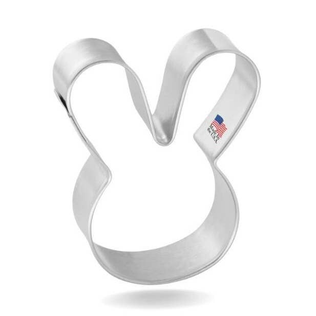 Mini Bunny Rabbit Head 1.75 inch Cookie Cutter for wholesale by The Cookie Cutter Shop