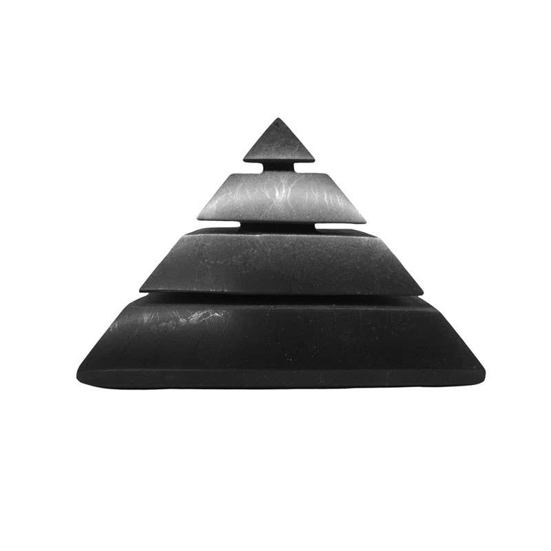 Vives de la Cortada S.L - Wholesale Spiritual Stone/Crystal - Sakkara Shungite Pyramid 10x10cm1