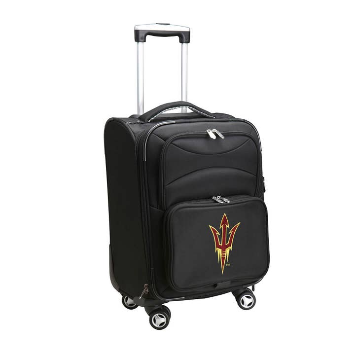NCAA Arizona State Sun Devils 21" Carry-On Spinner Soft side for wholesale by Mojo Licensing