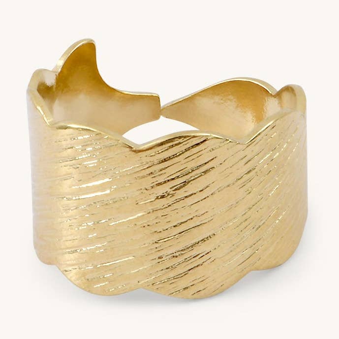 Kariboobijoux - Wholesale Band/Stacked Ring - Estrella petal ring0