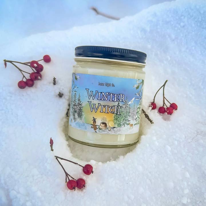Winter Witch Scented Candle for wholesale by Lunar Light Co.