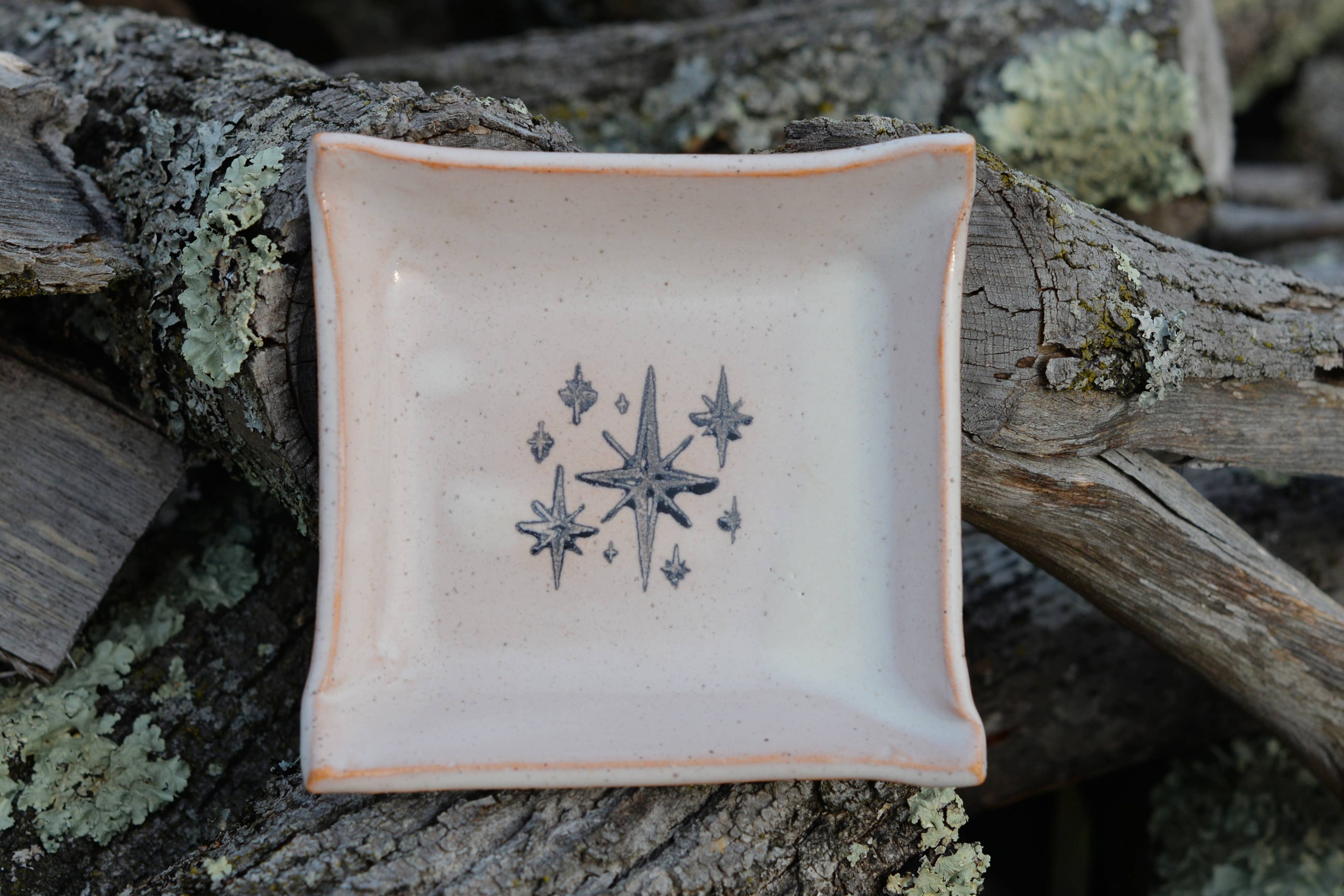 Mud & Maker - Wholesale Decorative Plate/Dish/Bowl - Holiday Square Dish / Cookie Plate / Hostess Gift3