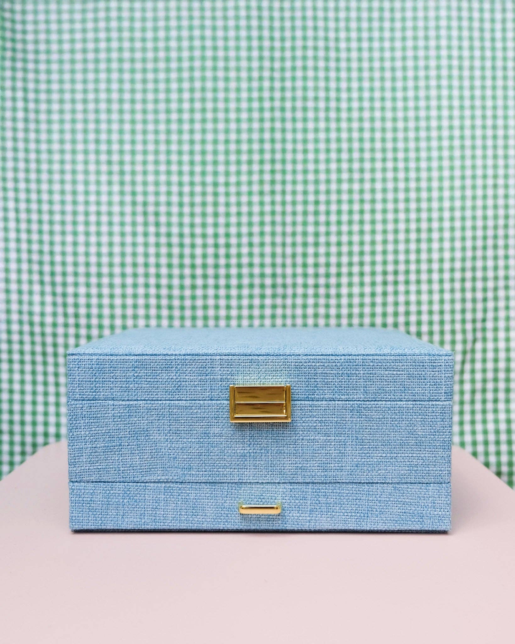 Maison Scarlett – wholesale Jewellery box/organiser – Denise linen jewelry box4