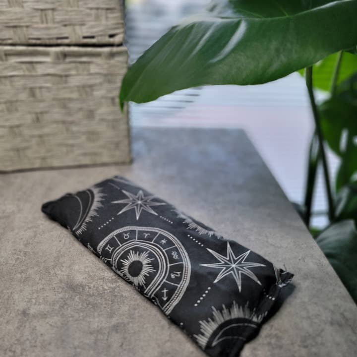 Calm Your Vibes - Wholesale Spa/therapy pillow - Aromatherapy Hot/Cold Weighted Eye Pillow - Moon and Sky fab7