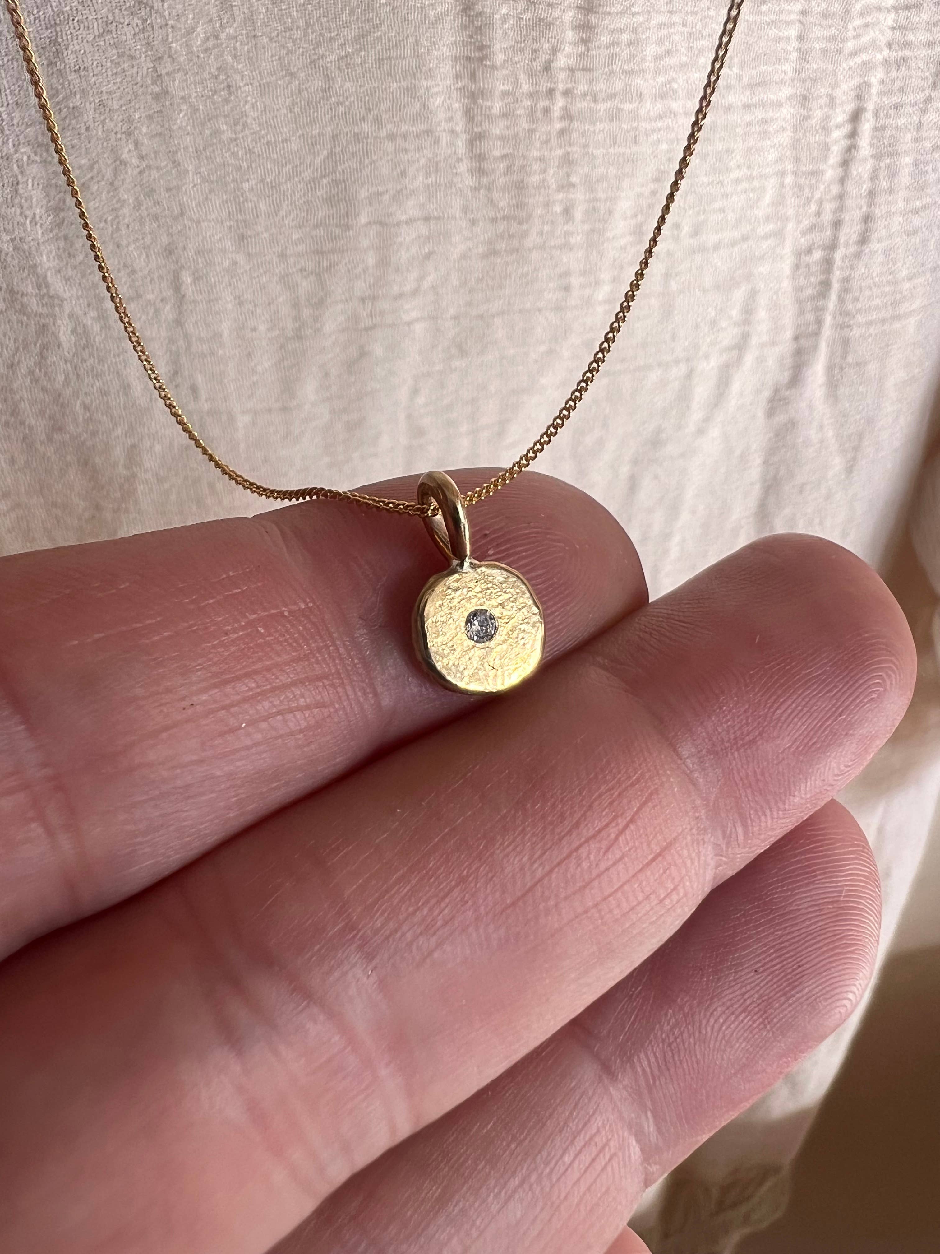 Rebekah J. Designs - Wholesale Pendant/Charm Necklace - MOON BLOB2