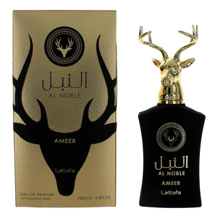 Al Noble Ameer af Lattafa, 100 ml EDP Spray til Unisex for engroshandel hos Myco Essentials, LLC