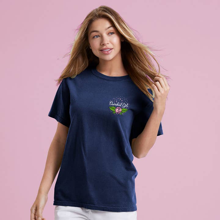 Athletic Navy Cherished Girl Womens T-Shirt Way Maker for wholesale on Faire