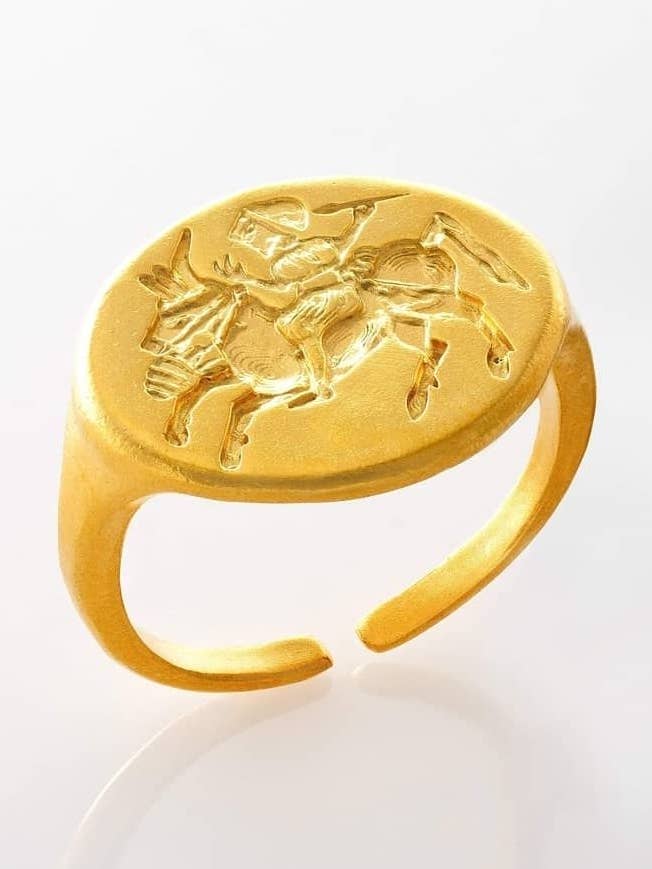 Ring With a Rider for wholesale by Cartooli