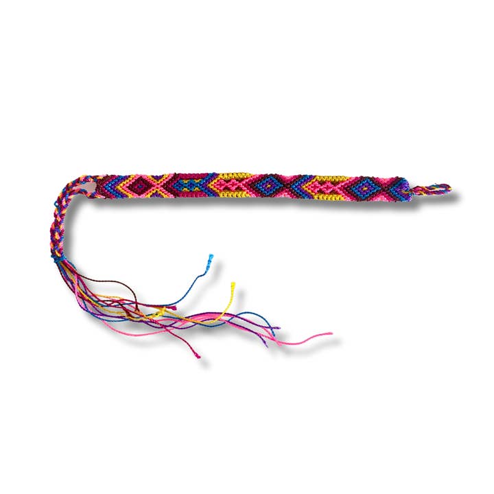 Lumily - Wholesale Woven/Braided Bracelet - Friendship Woven String Bracelet Small Macrame - Choose Color - Mexico16