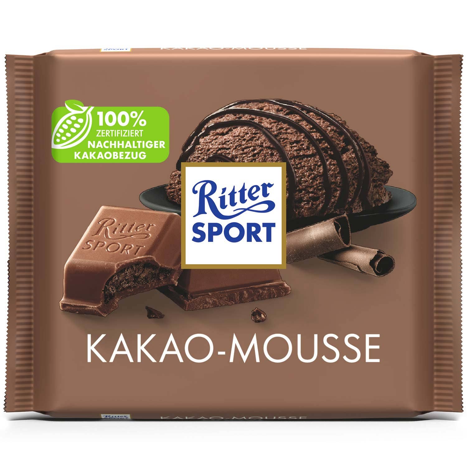 Global Bite Co - Wholesale Chocolate Bar - Ritter Sport Kakao-Mousse 100g (Germany)0