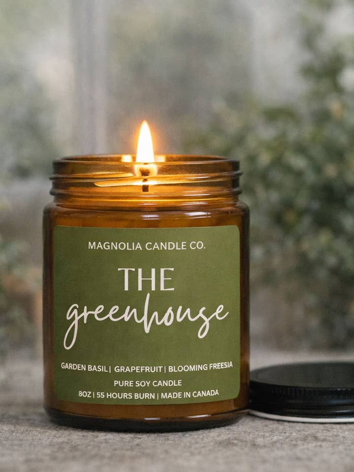 La Serre - Été | Bougie Printemps 8 oz pour la vente par Magnolia Candle Company