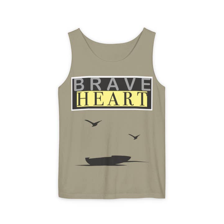 RC'nSONS - Wholesale Tank Top - Men's - Brave Heart Tank Top | Unisex Garment-Dyed Tee50