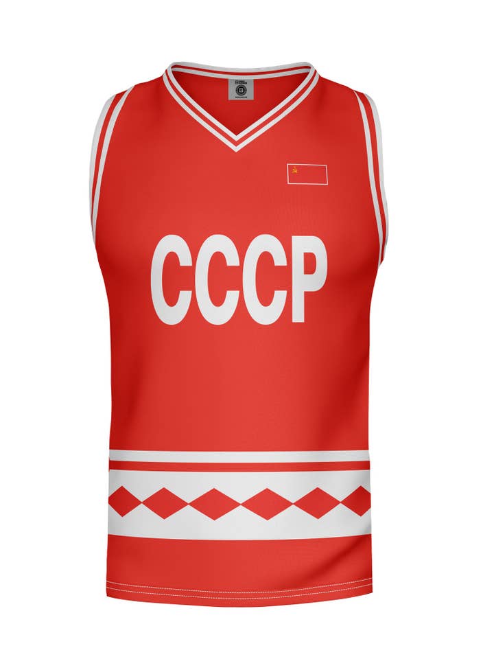 Carro armato da hockey Russia CCCP 1980 per la vendita all'ingrosso da parte di Bench Clearers