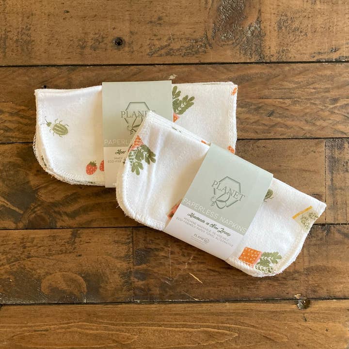 Serviettes sans papier - Jardin Ditsy pour la vente par Planet B, Inc.