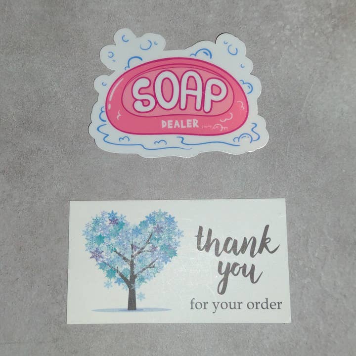 Dancing Dolphin Crafts - Wholesale Sticker - Soap Dealer - Soap Making Sticker for Soap Makers