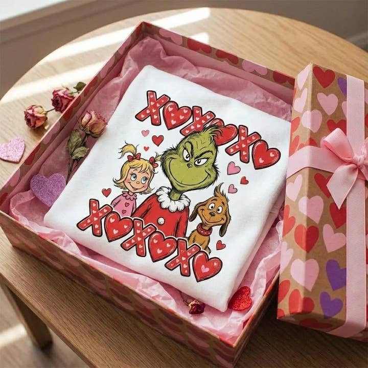 Comfort Colors Trendy Valentijnstrui, Schattig Groen Monster voor wholesale door Gemishi