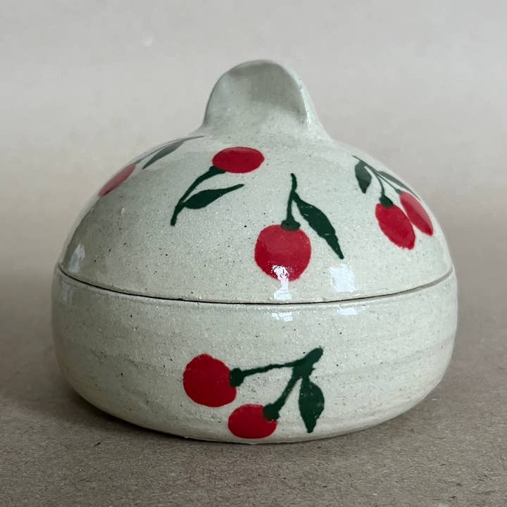 Rode Kersen Suikerpot voor wholesale door Ninth House Goods