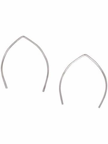 Hammered Wishbone Arc Earrings for wholesale by Peach Jewel