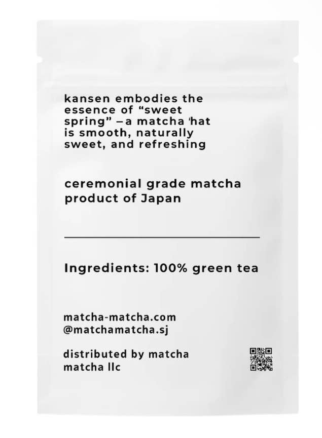 Matcha Matcha - Venta al por mayor Tés saludables/desintoxicantes - KANSEN MATCHA CEREMONIAL 50g1
