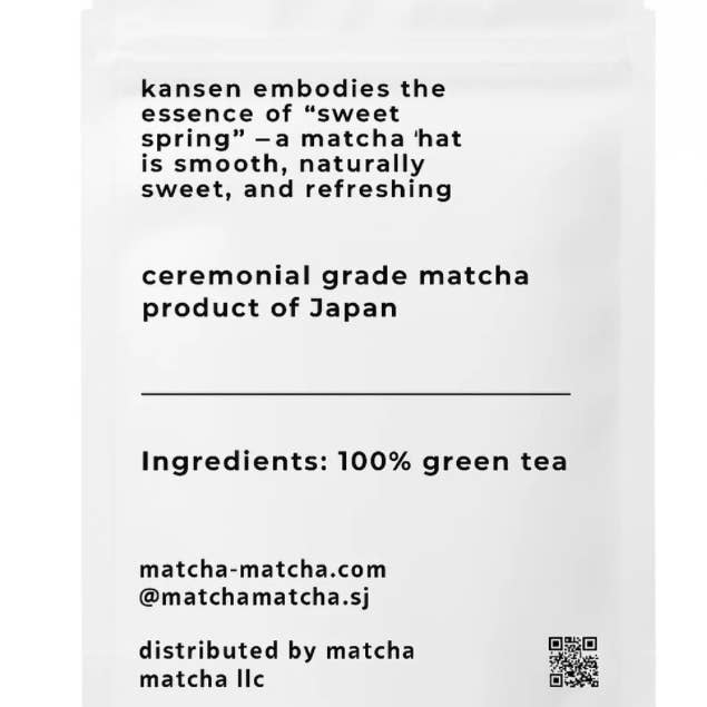 Matcha Matcha - Wholesale Health/Detox Tea - KANSEN CEREMONIAL MATCHA 50g1