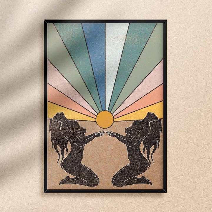 You Are Mine, And I Am Yours. A4 Art Print for wholesale by Medley Design Studio