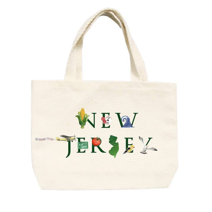 New Jersey Small Tote por atacado de Tina Labadini Designs