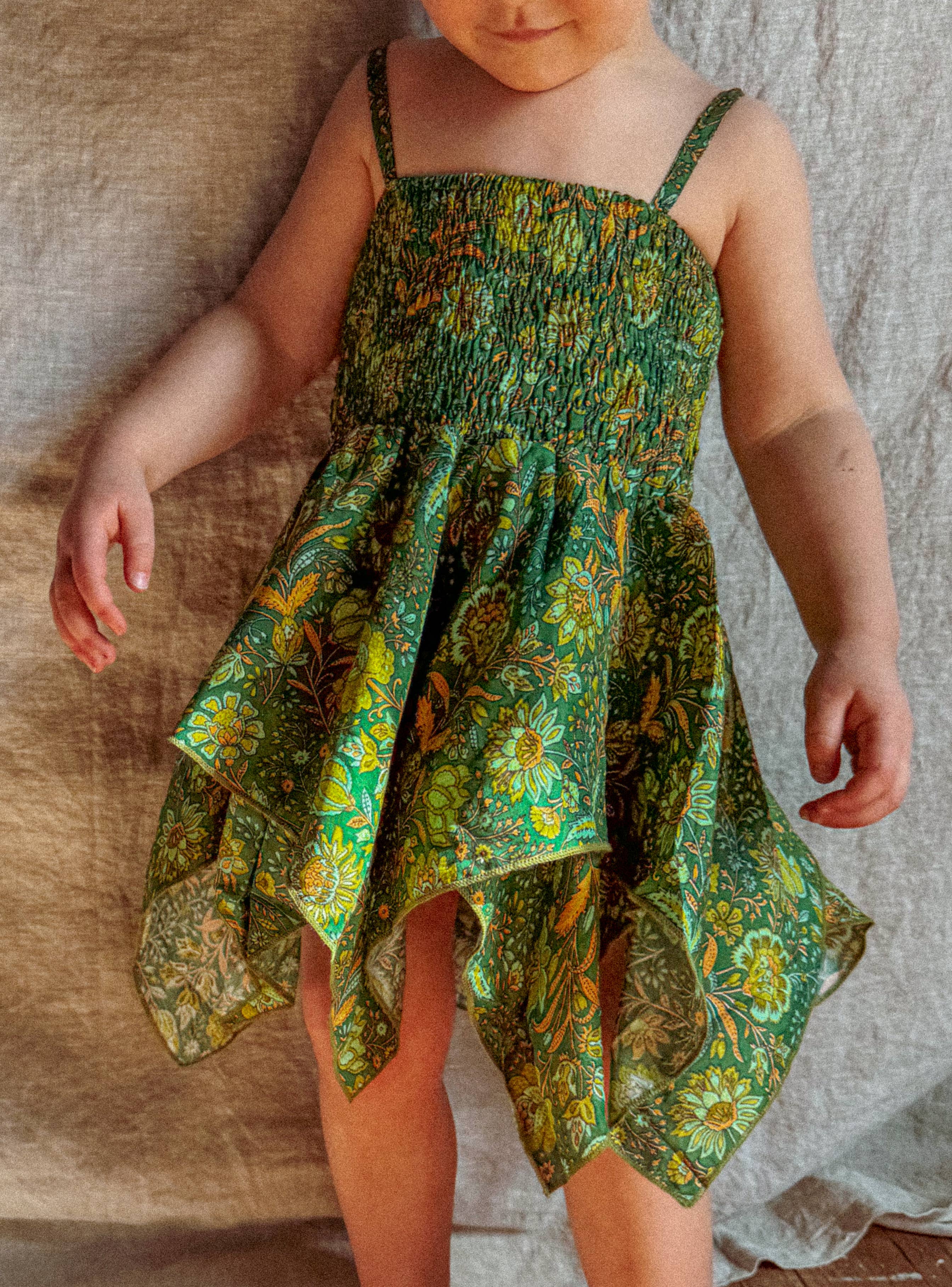 Gardenbelle Shop - Wholesale Dress - Kids - Baby Toddler Fairy Dress, Hippie Boho Kids Flower Dress 0