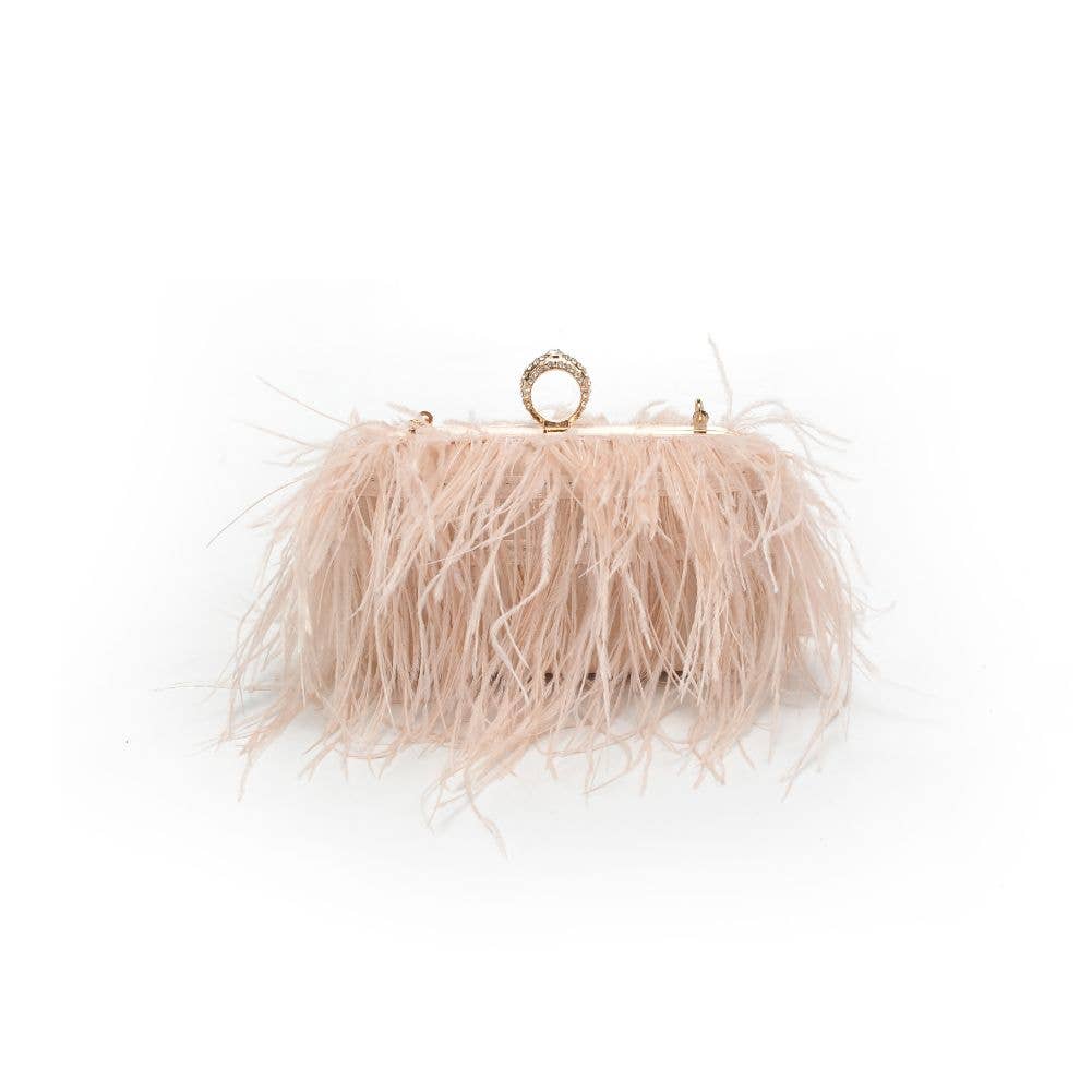 Moda Luxe - Wholesale Clutch Bag - Women's - Harlow Feather Evening Bag52