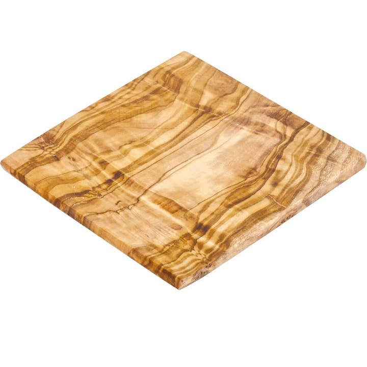 Olive Wood Coasters (Imported from Italy) - Set of 6 for wholesale by Celtic Farm LLC