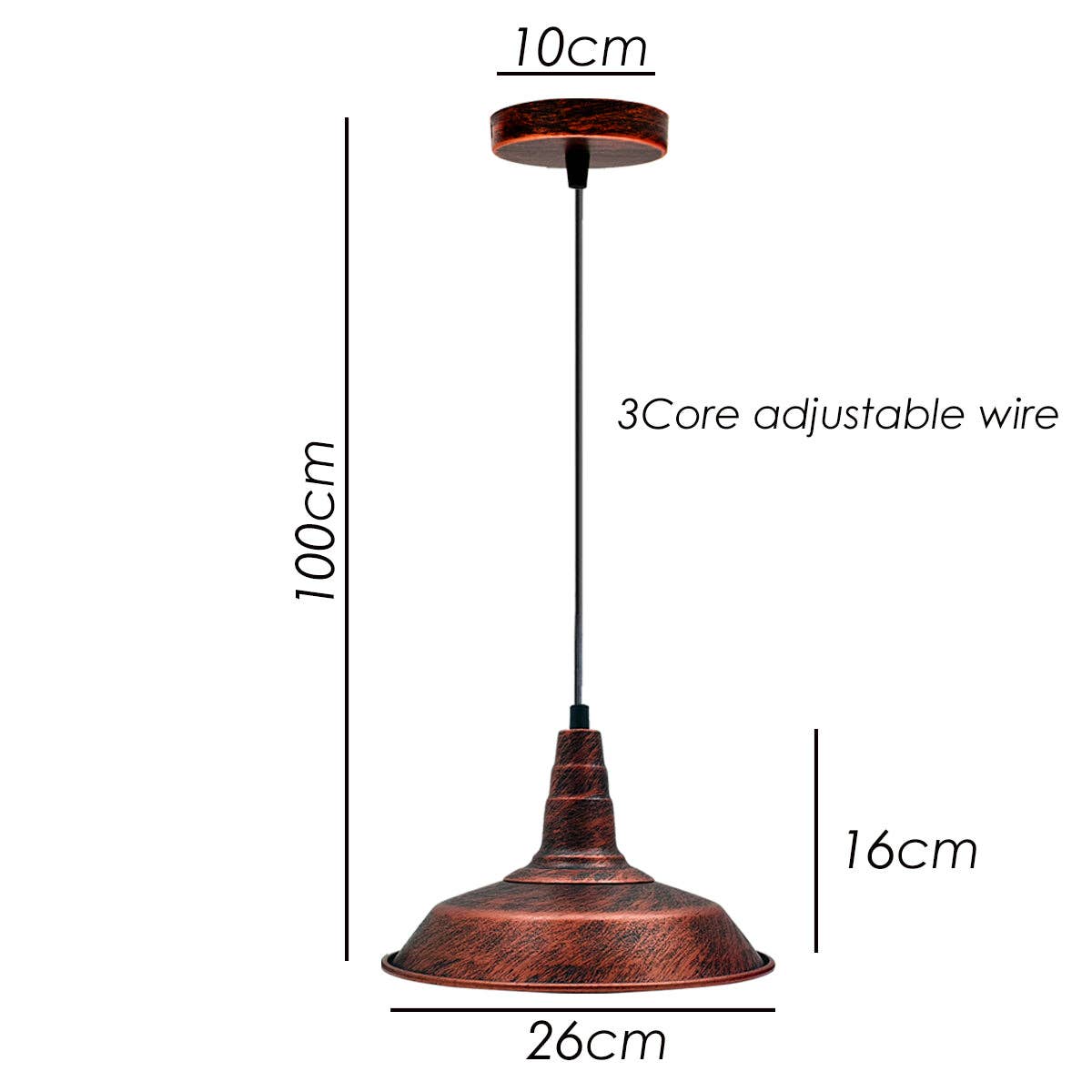 Ledsone – Engroshandel Lysekrone/pendellampe – Vintage Industrial Retro Loft Loft Lampe Ny Moderne Shade1