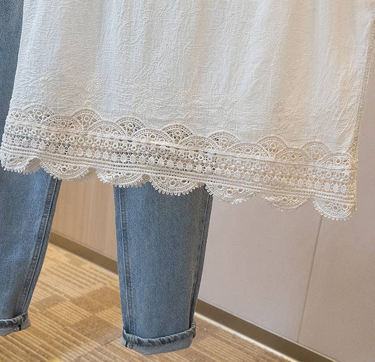 Hope & Sunshine - Wholesale Tank Top - Women's - Lace Embroidered Tank Top5