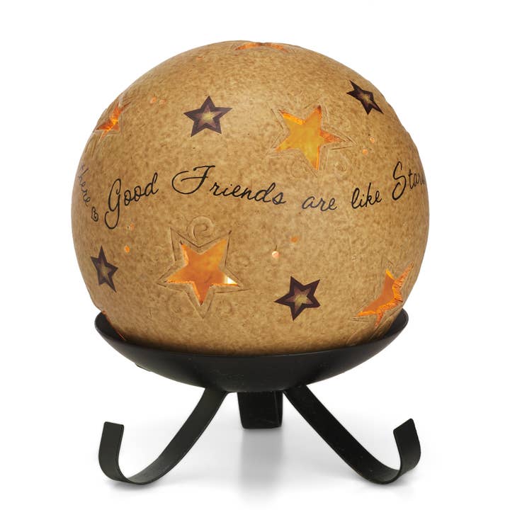 Pavilion - Wholesale Kaarsenhouder - Good Friends - Kaarshouder met ronde sterren van 5 „met gaatjes7