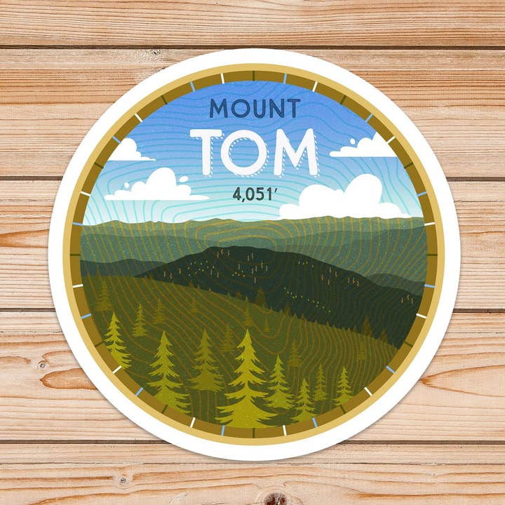 NH 48 4000 Footers White Mountains Hiking Vinyl Sticker for wholesale by Cloud on a Mountain