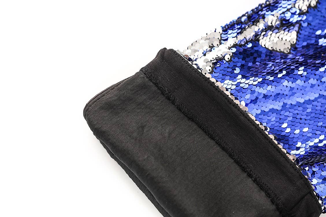 SET097 "Nightclub Sparkle: Sequined Blue & White Suit" for wholesale on Faire13