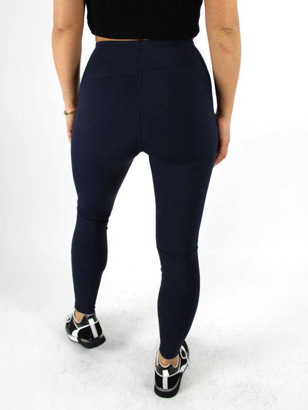 Leggings sportivi Navy per la vendita all'ingrosso da parte di Comfy Musthaves