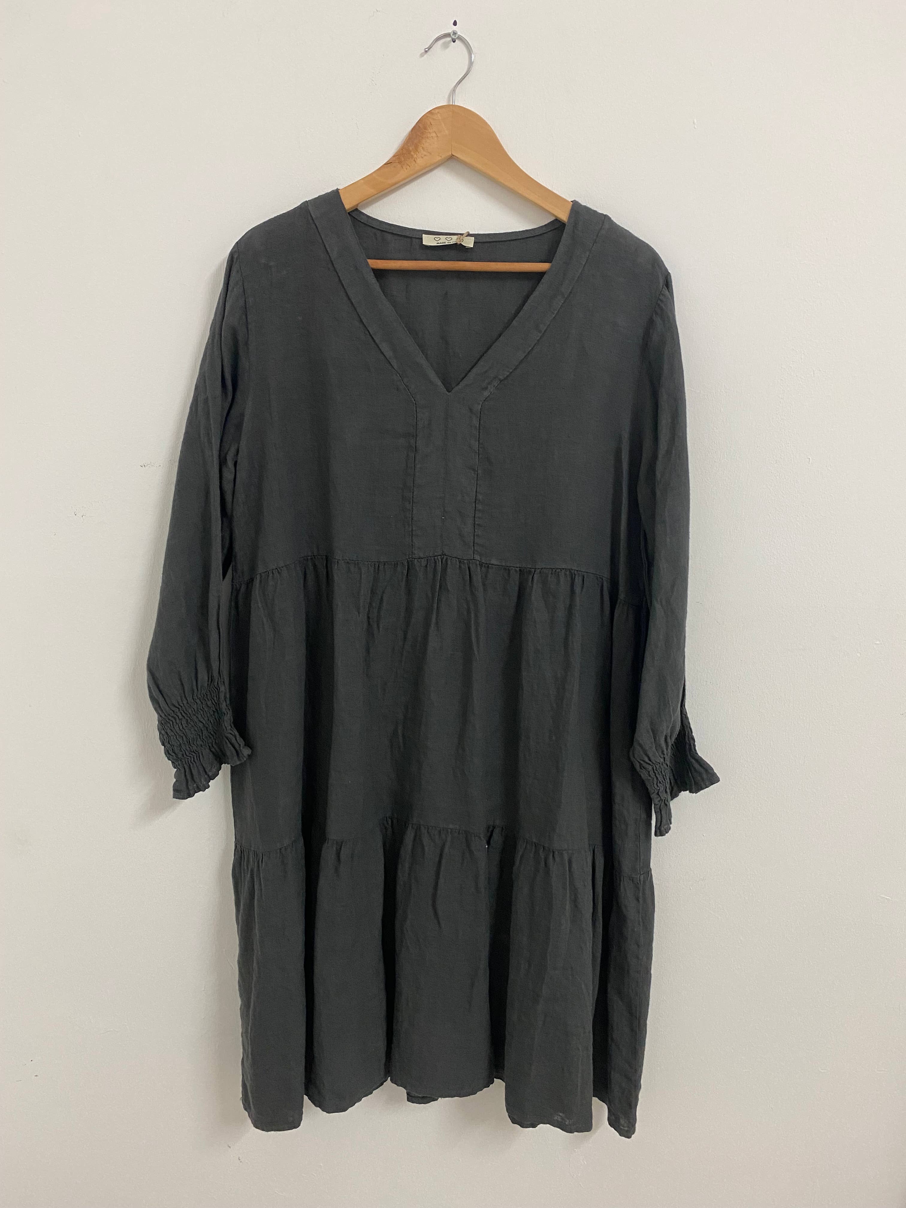 ORNELLA PARIS - Wholesale Dress - Women's - LEL-R5223 linen dress26