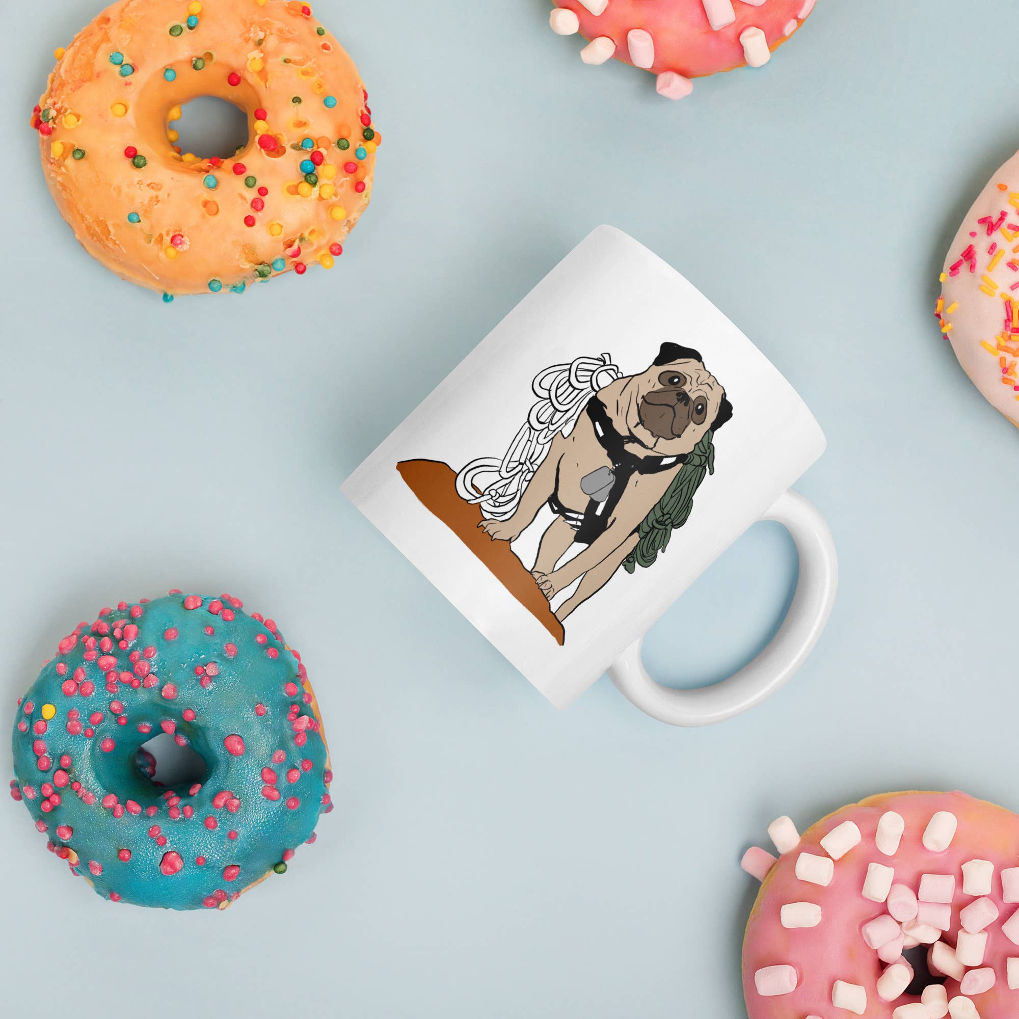 Club No-Kill 2027 Coffee Mugs - Wholesale Coffee Mug - Vinny the Pug Coffee Mugs              1