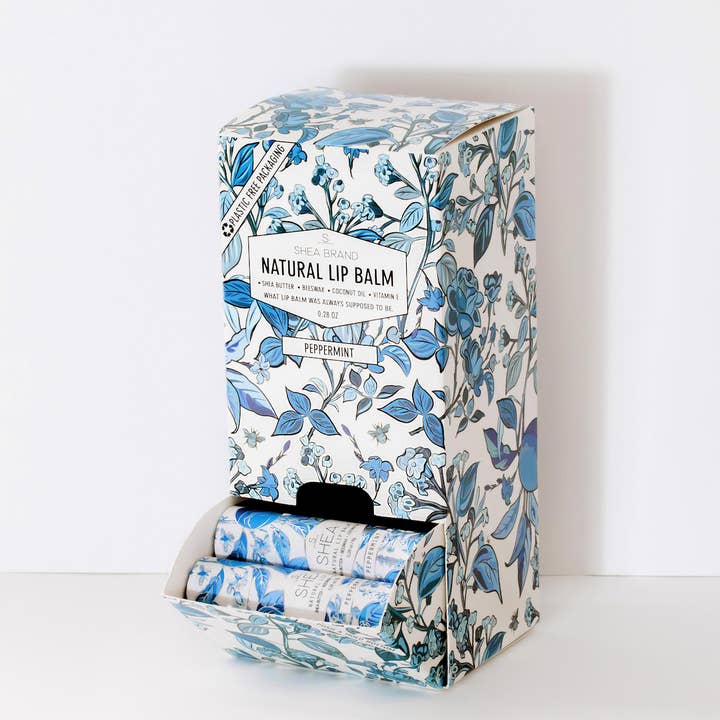 Peppermint Lip Balm Gravity Box (24 count) for wholesale by Somebody