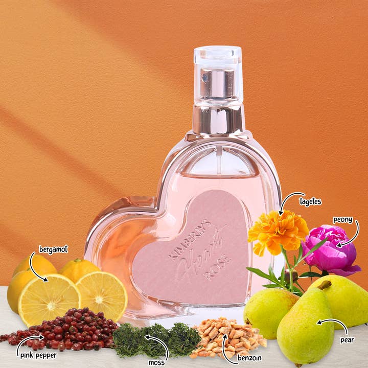 MYS Wholesale Inc - Wholesale Perfume/Eau de Toilette - Kimberly Heart Rose Spray Perfume For Women1