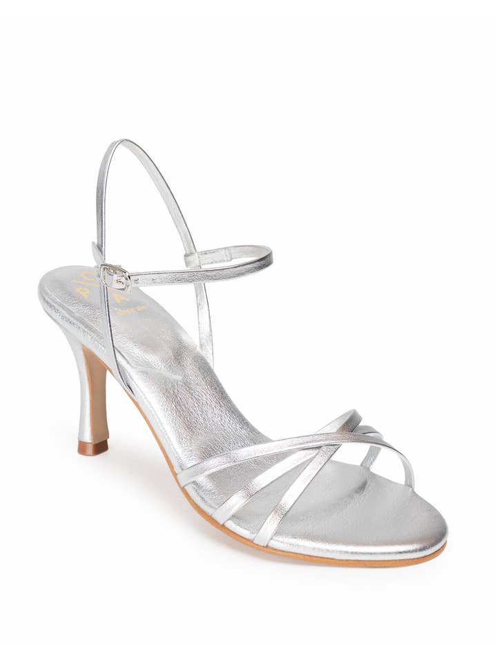 POPA - Wholesale High Heels - Women's - Artic Silver Heel Sandal