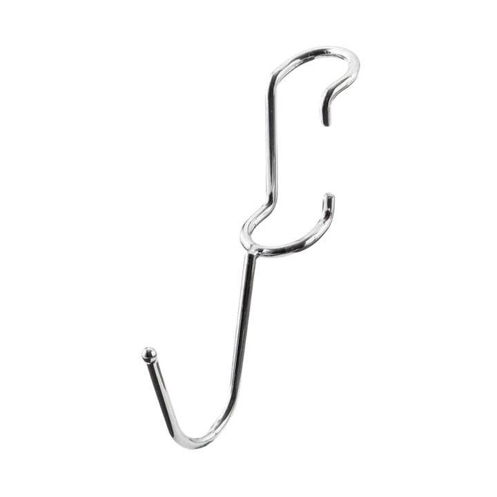 J-Hook 5 Pack - Chrome for wholesale by Shelf Pole Hooks