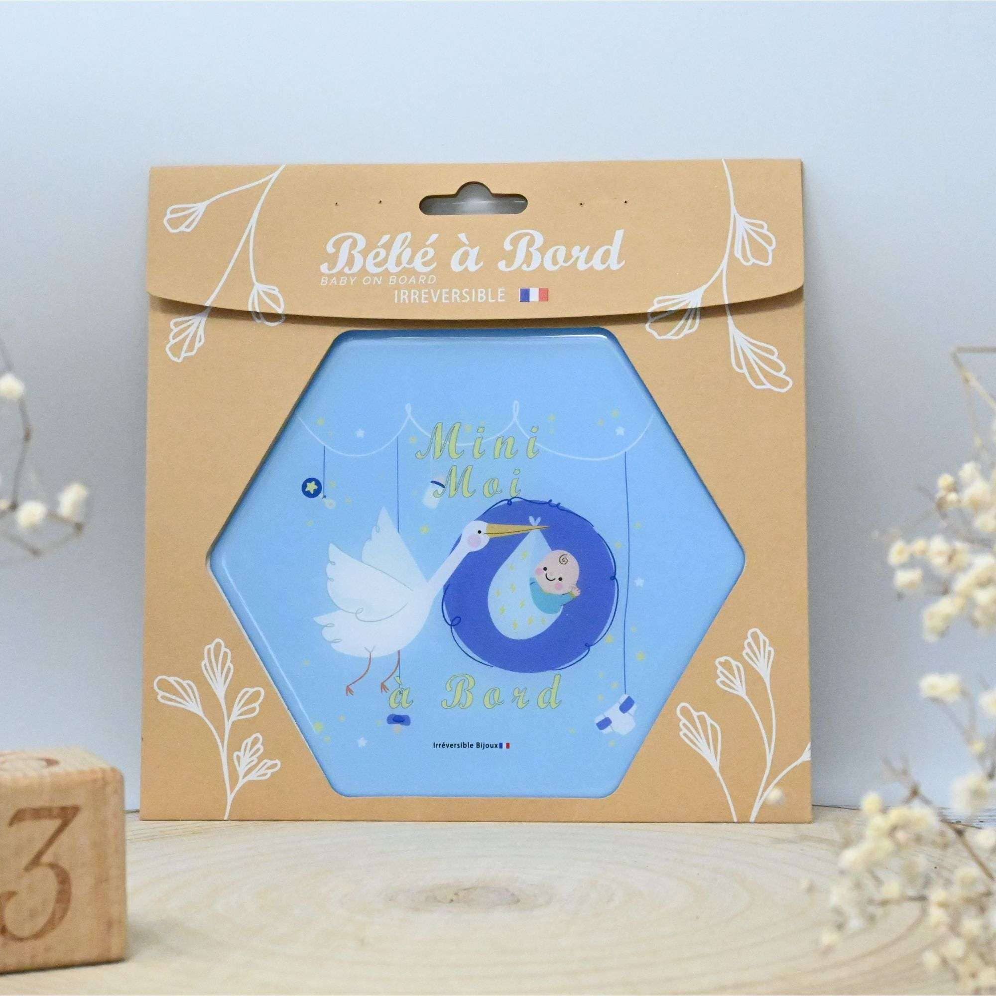Irréversible - Wholesale Sticker - Kids & Baby - Bébé à Bord Made in France - Mini moi à bord - DESTOCK0