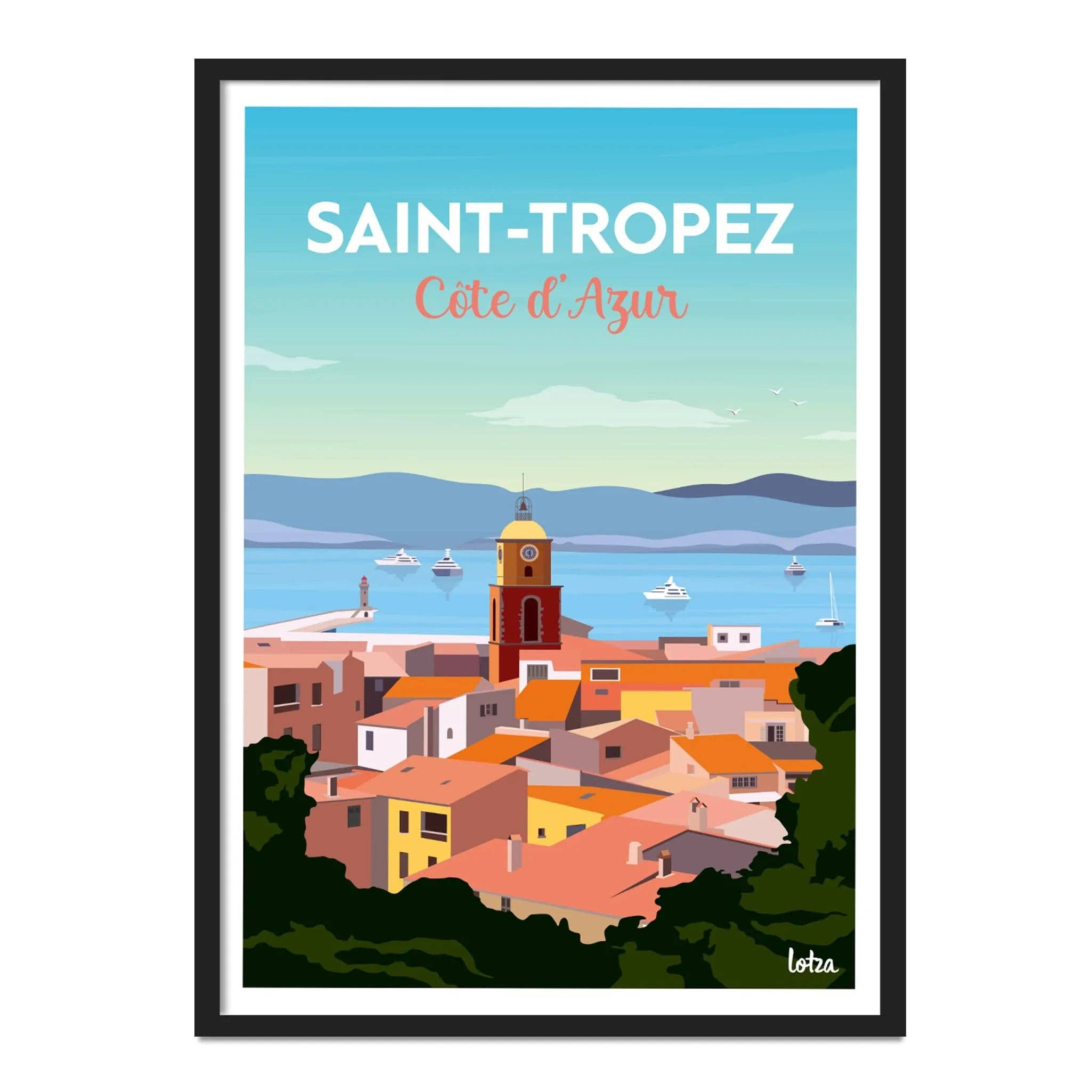 Lotza - Wholesale Poster - Saint-Tropez poster1
