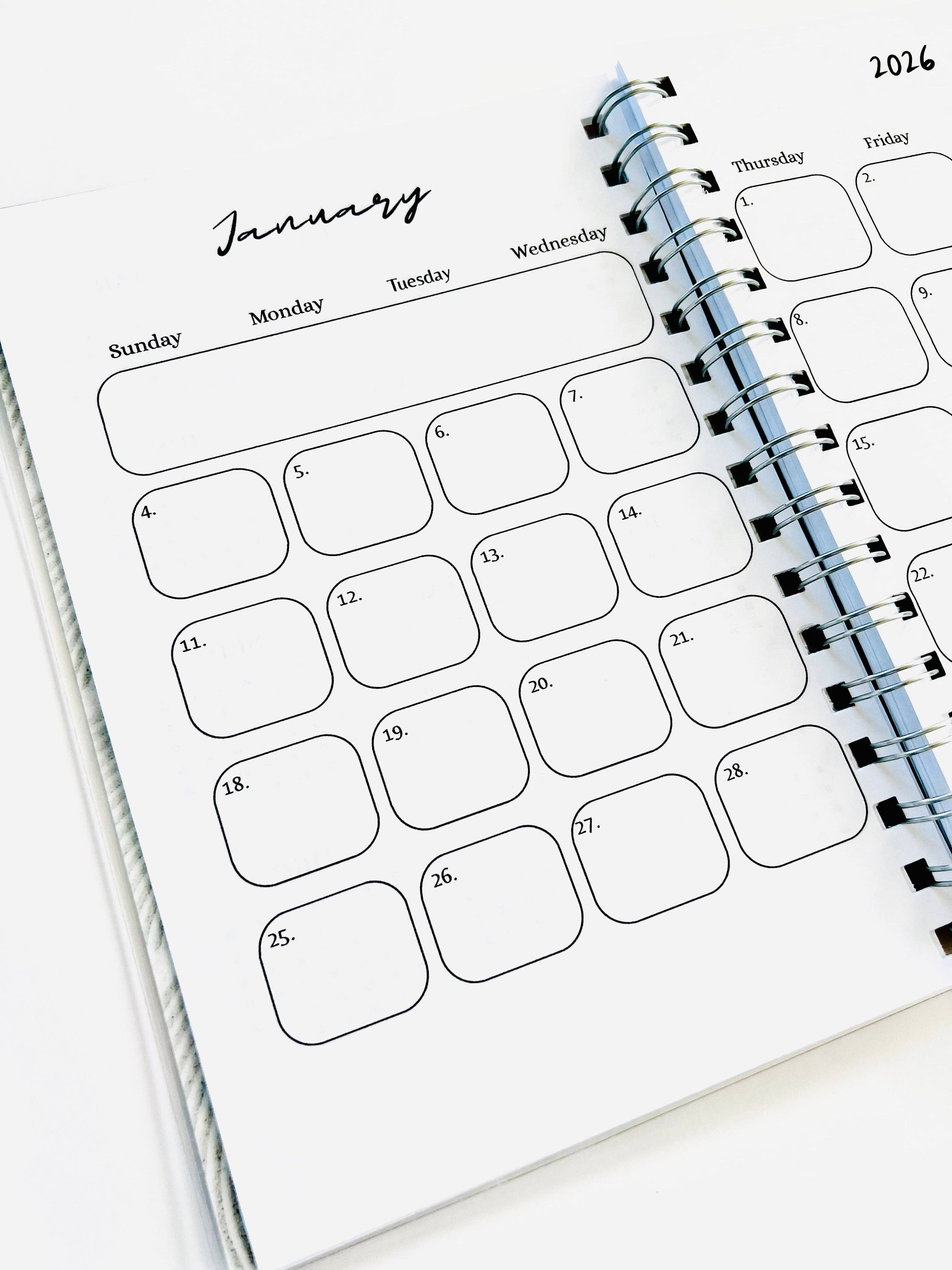 Thriving Stationery - Wholesale Planner - A5 -12 Month Student Planner Weekly Layout – Academic Planner for High School & College Students4