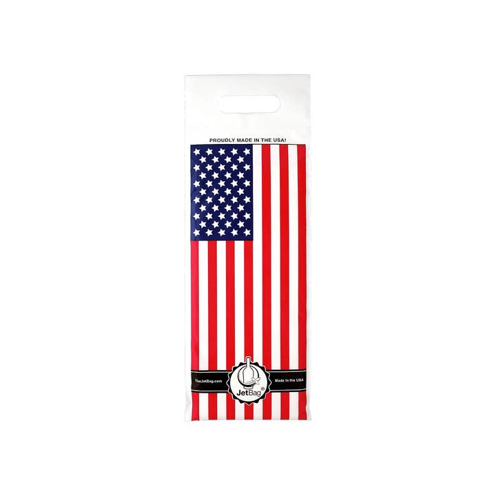 JetBag American Flag Travel Bottle Bag for wholesale by 203 Brands