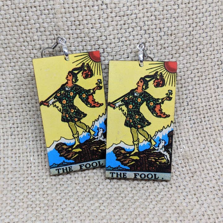 Tarot Card Earrings - The Fool and other Purchase Wholesale the fool. Free Returns & Net 60 Terms on Faire trending on Faire.