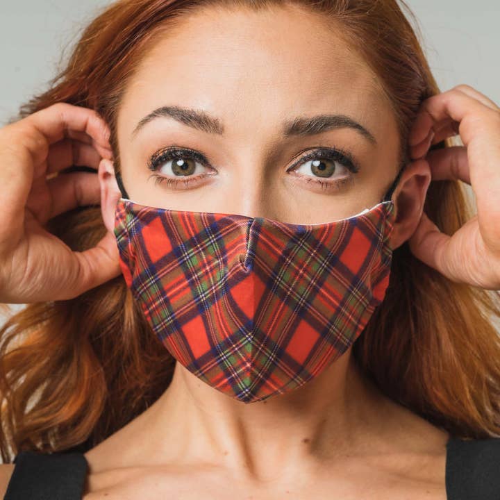 Eurostick - Wholesale Protective face mask/shield - Royal Stewart Printed Face Mask3